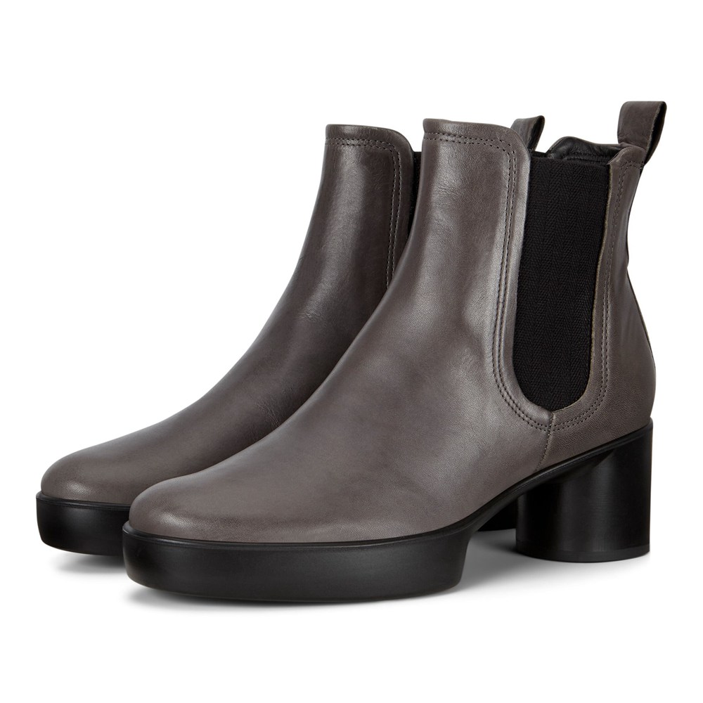 Botas Mujer - ECCO Shape Sculpted Motion 35 - Grises Oscuro - VGA370416